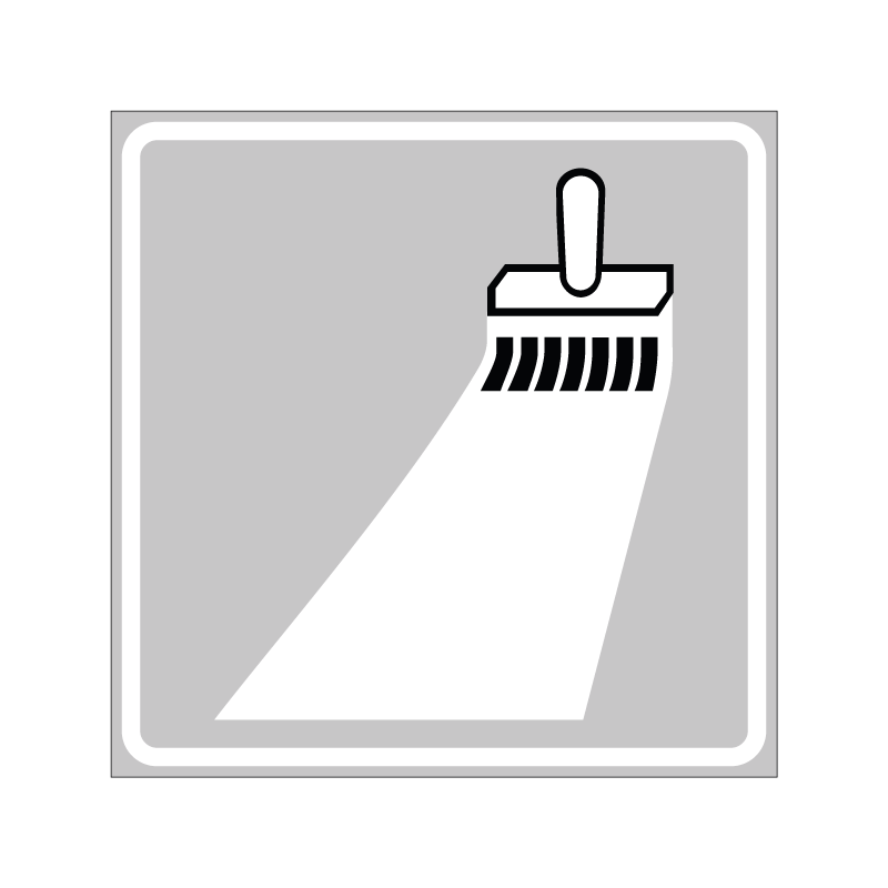 00000006a - Pannello integrativo - Indicazioni - Segni orizzontali in corso di rifacimento - Figura 6a