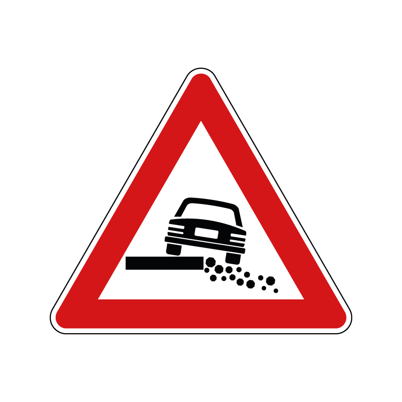 00000021 - Segnale di pericolo - Banchina cedevole - Figura 21