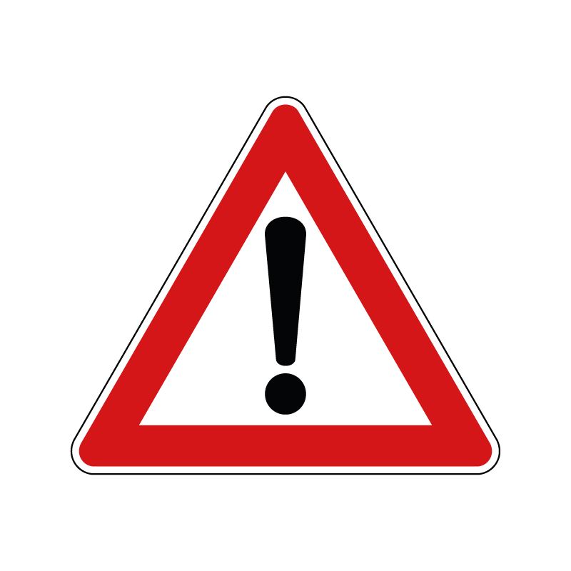 00000035 - Segnale di pericolo - Altri pericoli - Figura 35