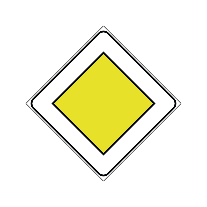 00000044 - Segnale di precedenza - Diritto di precedenza - Figura 44