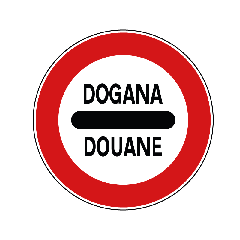 00000096 - Segnale di obbligo specifico - Dogana - Figura 96