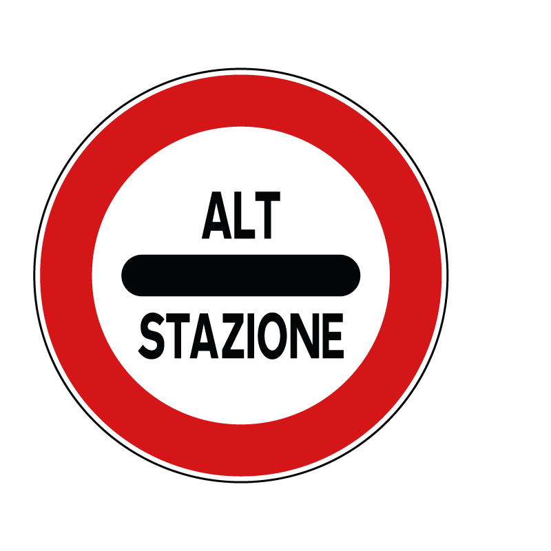 00000099 - Segnale di obbligo specifico - Stazione di pedaggio - Figura 99