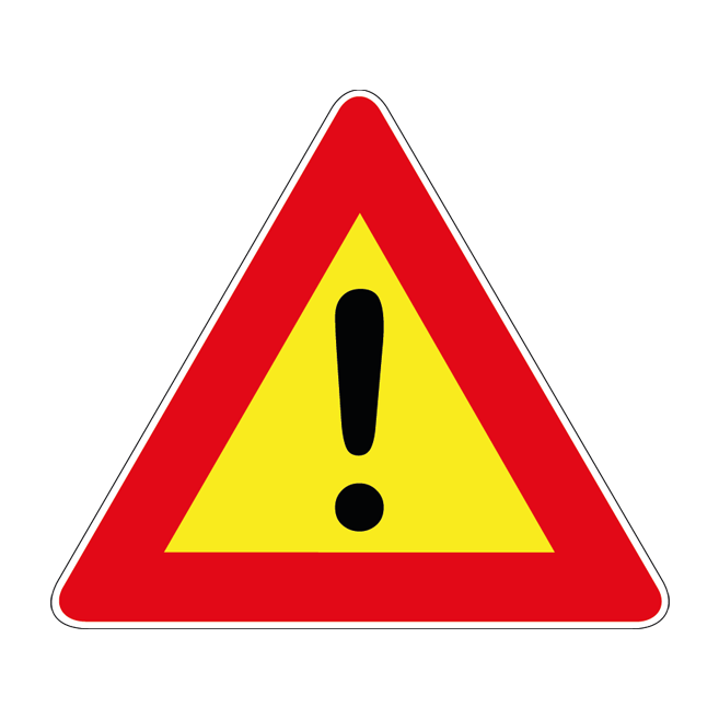 00000388 - Segnale di pericolo temporaneo - Altri pericoli - Figura 388