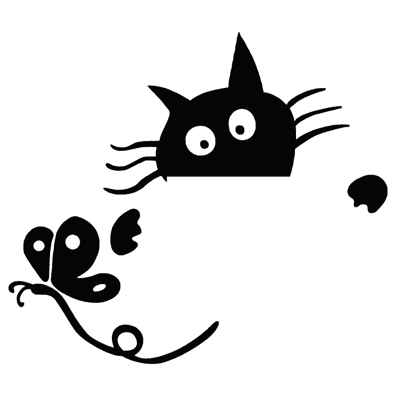 Gatto - Adesivo - cod. 00700114