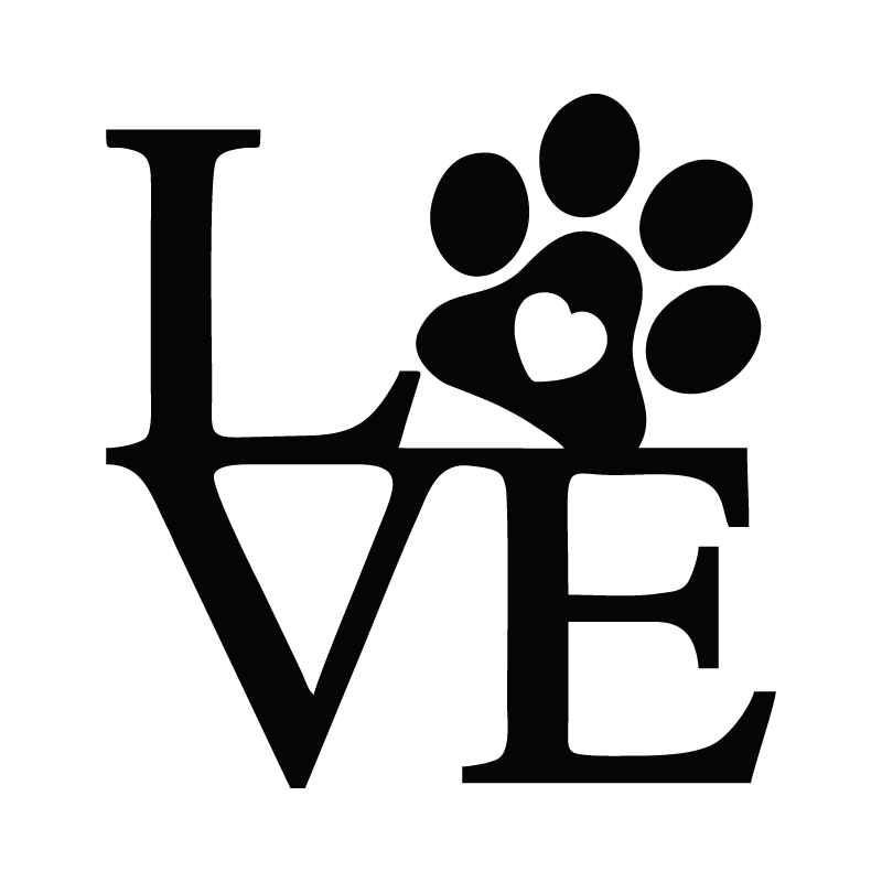 Love Impronta Cane - Adesivo - cod. 00700120