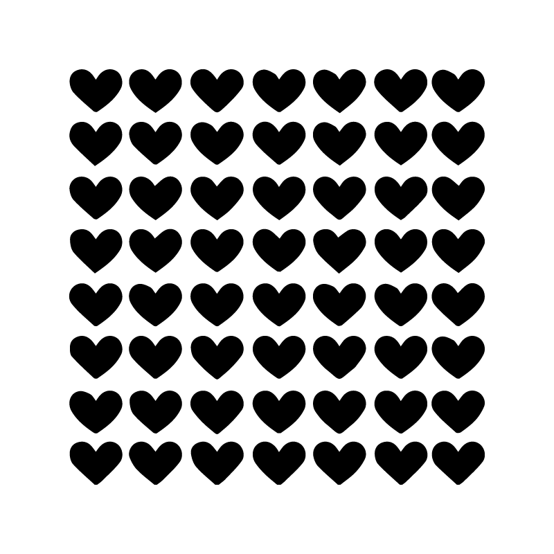KIT Cuori - Adesivo - cod. 00700208