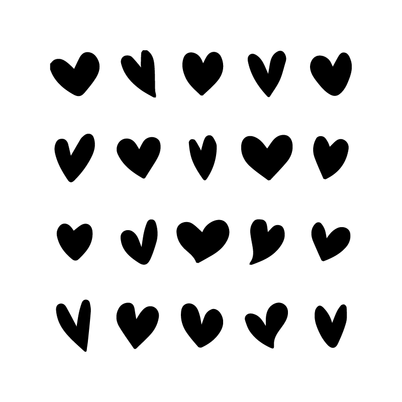 KIT Cuori - Adesivo - cod. 00700209