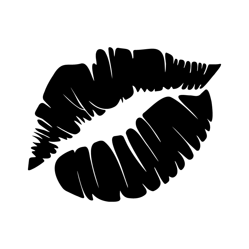 Bacio Labbra Rossetto - Adesivo - cod. 00700211