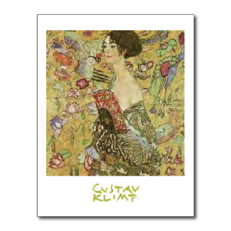 024 - Gustav Klimt - Signora con ventaglio