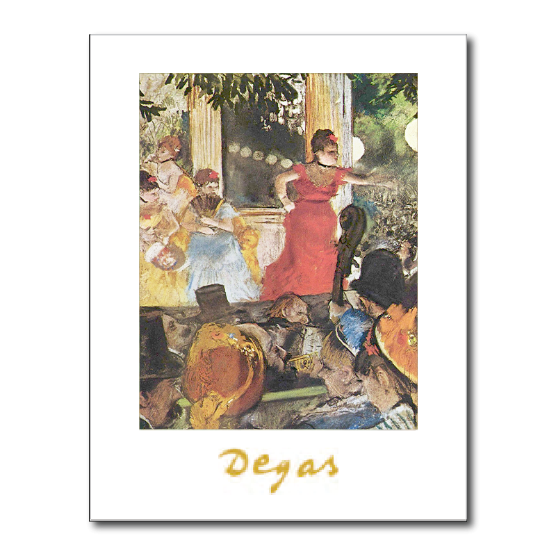 033 - Edgar Degas - Al caffè-concerto "Les Ambassadeurs"