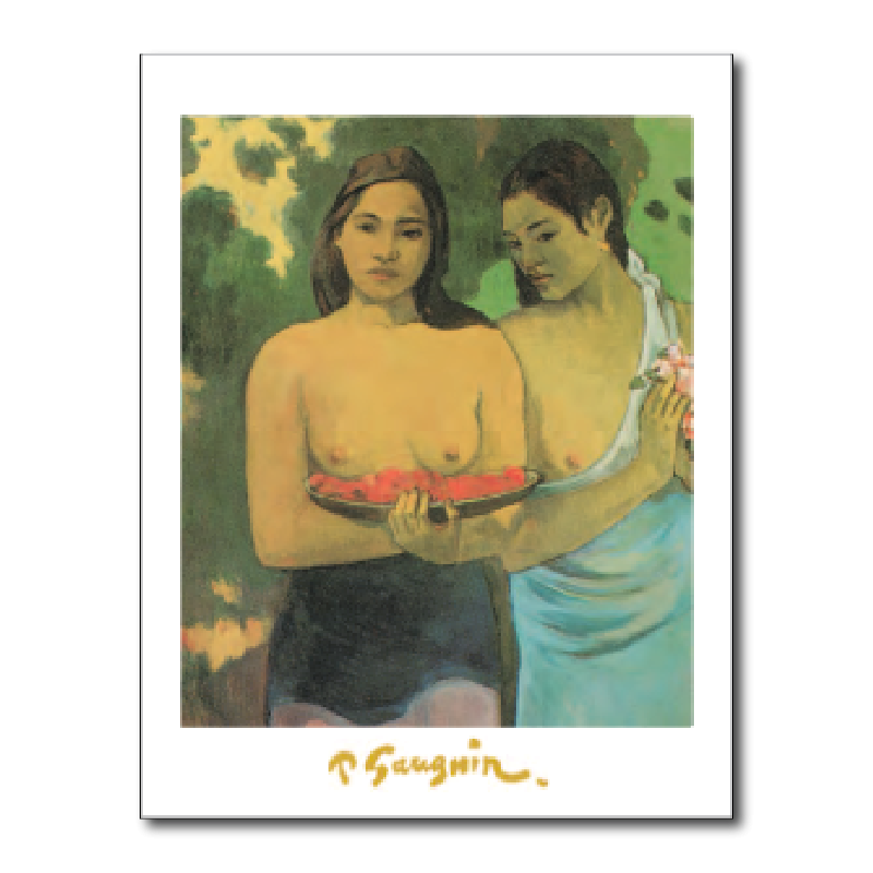 035 - Paul Gauguin - Deux Tahitiennes