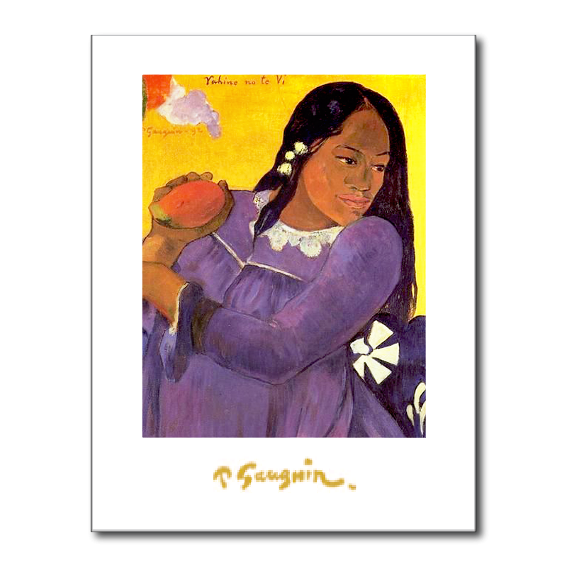 038 - Paul Gauguin - Femme au mango