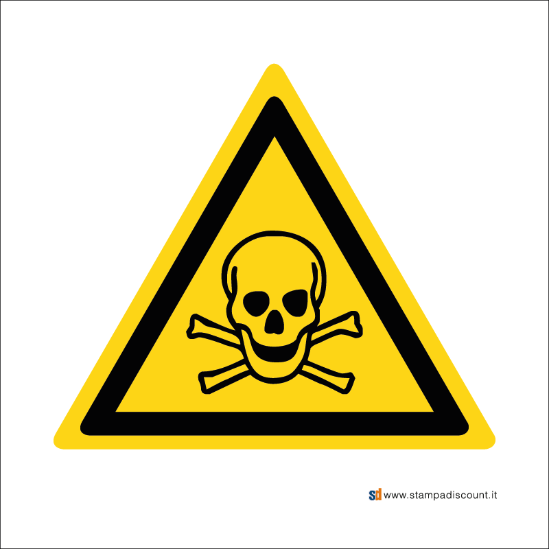 Pericolo materiale tossico - Bordo Macchina