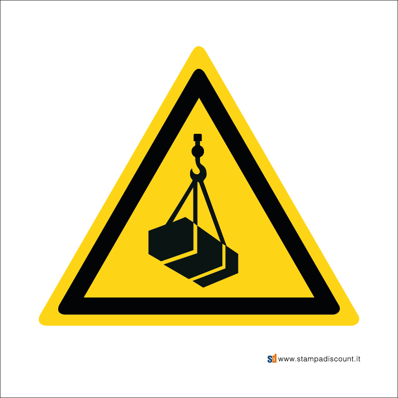 Pericolo carichi sospesi - Bordo Macchina