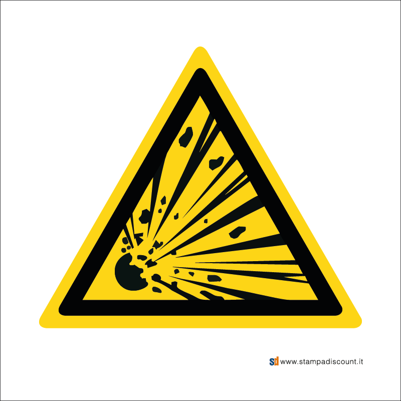 Pericolo materiale esplosivo - Bordo Macchina