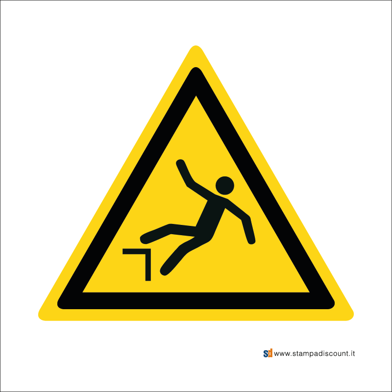 Pericolo caduta con dislivello - Bordo Macchina