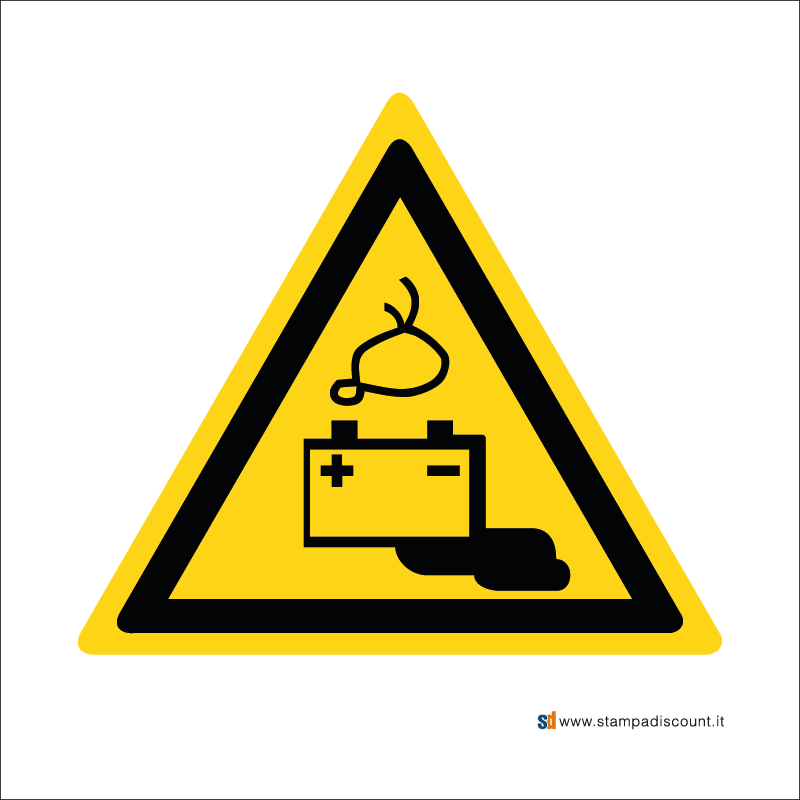 Pericolo batterie in fase di carica - Bordo Macchina