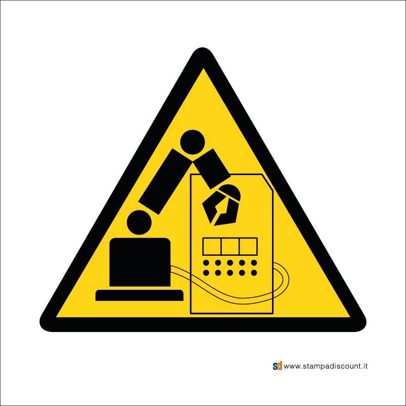 Pericolo robot in movimento - Bordo Macchina