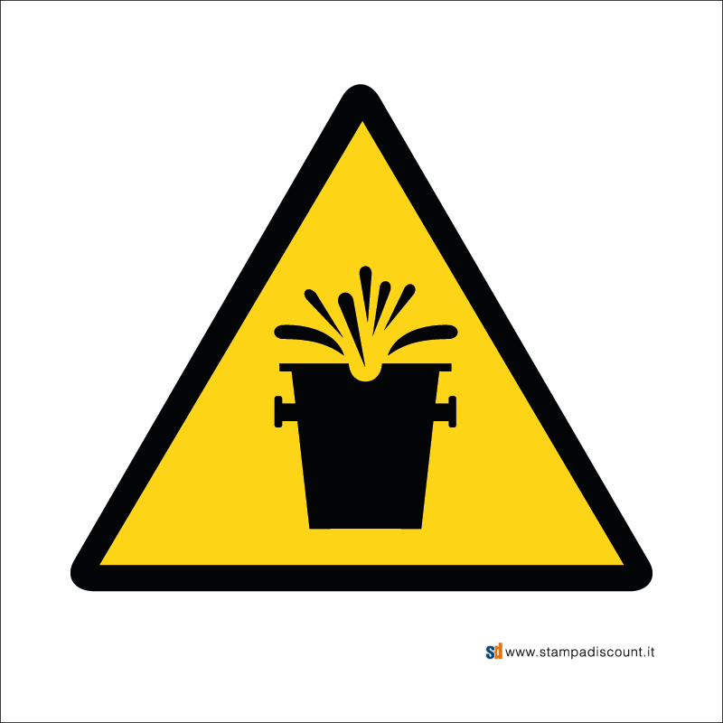 Pericolo spruzzi incandescenti - Bordo Macchina