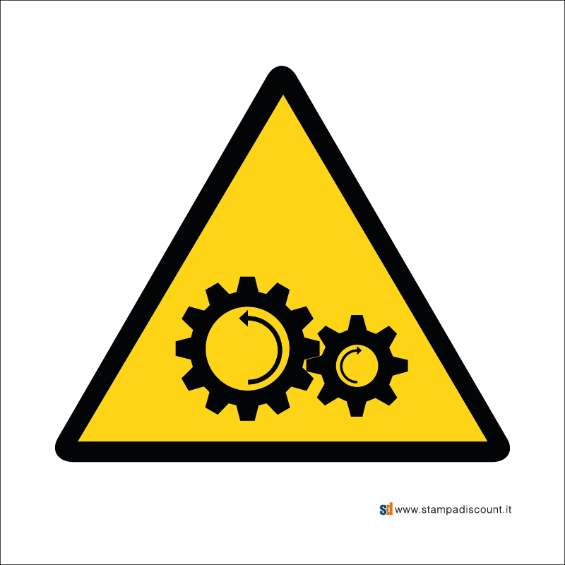 Pericolo organi in moto - Bordo Macchina