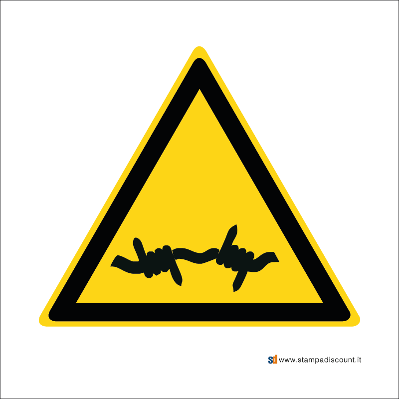 Pericolo filo spinato - Bordo Macchina