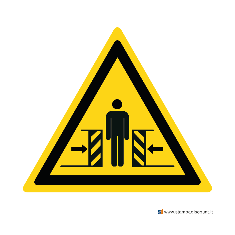 Pericolo di schiacciamento - Bordo Macchina