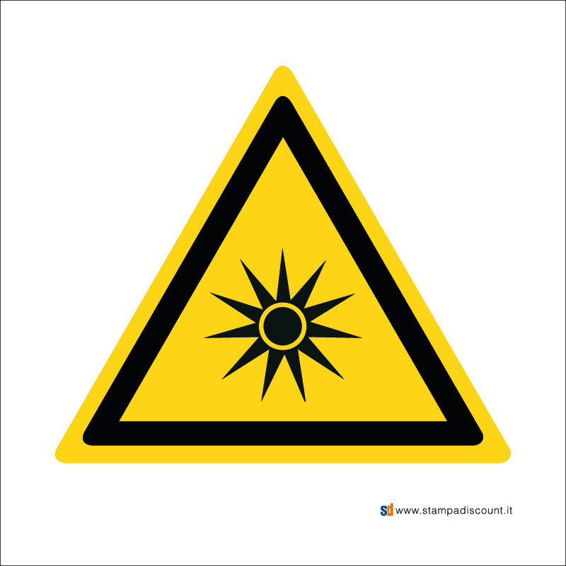 Pericolo radiazioni ottiche - Bordo Macchina