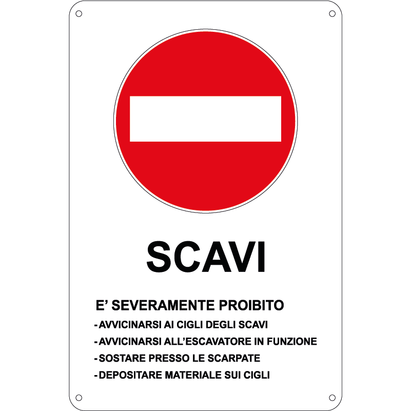 Scavi - Divieto d'accesso