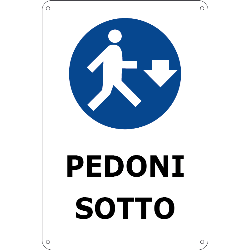 Pedoni sotto