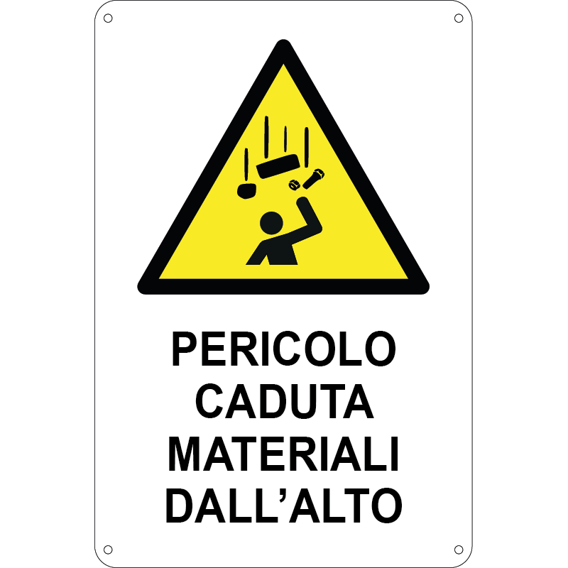 Pericolo caduta materiali dall’alto