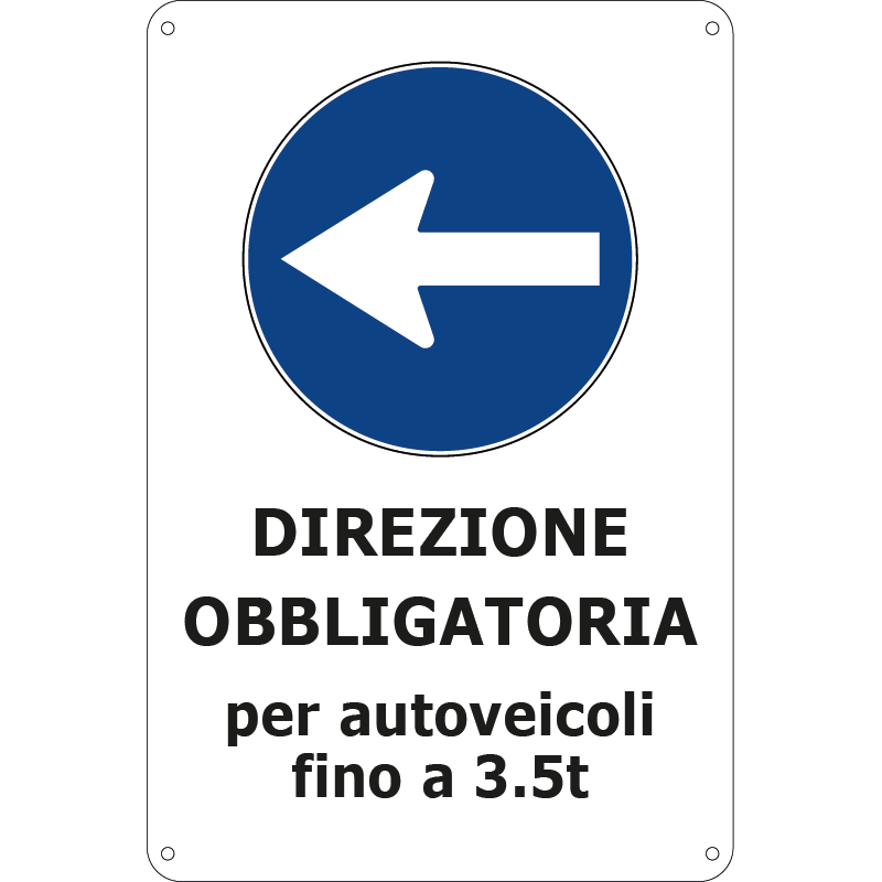 Direzione obbligatoria - Sinistra