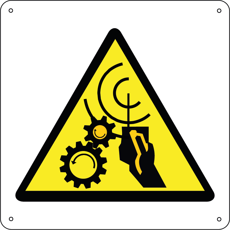 Pericolo di comando a distanza quadrato