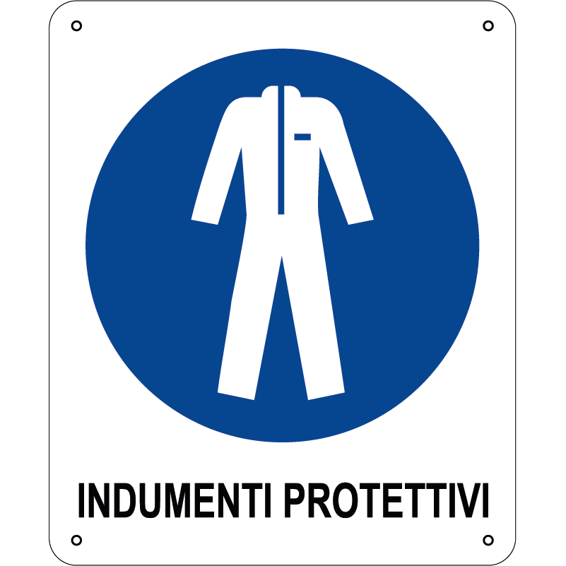 Indumenti protettivi verticale