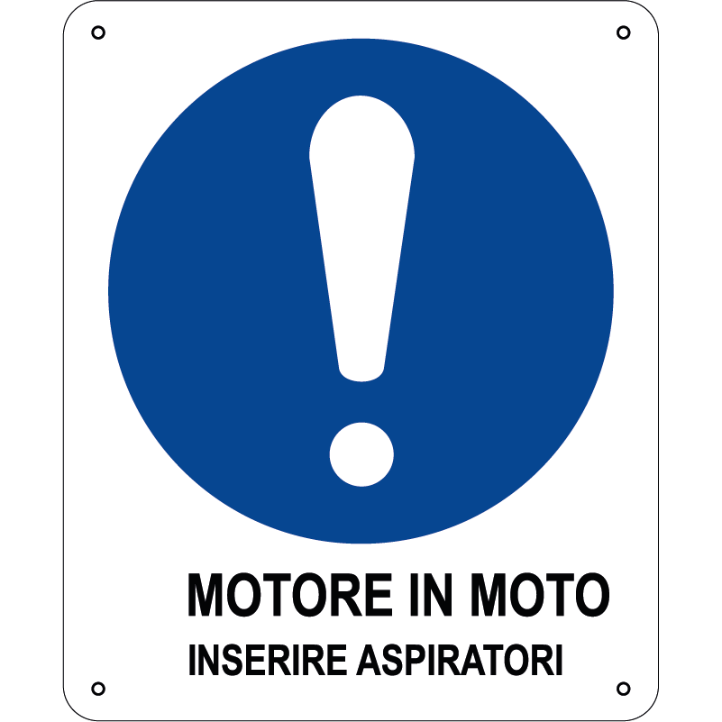Motore in moto inserire aspiratori verticale