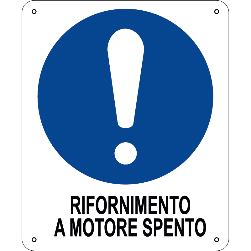 Rifornimento a motore spento verticale