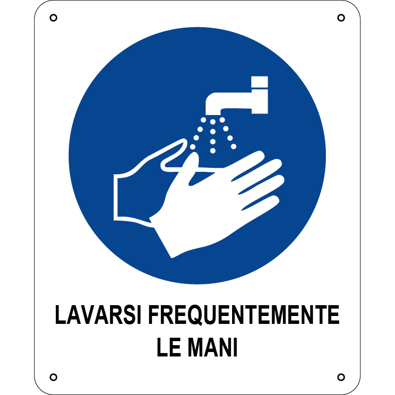 Lavarsi frequentemente le mani