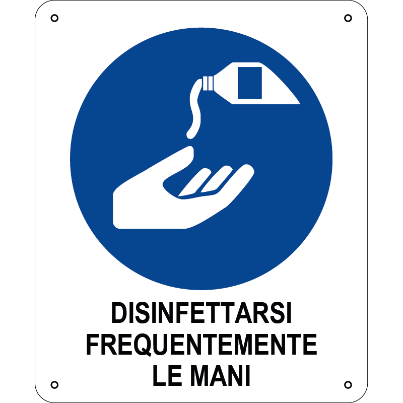 Disinfettarsi frequentemente le mani