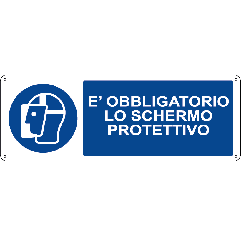 E' obbligatorio lo schermo protettivo orizzontale