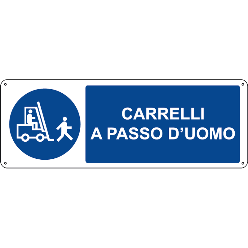 Carrelli a passo d'uomo orizzontale