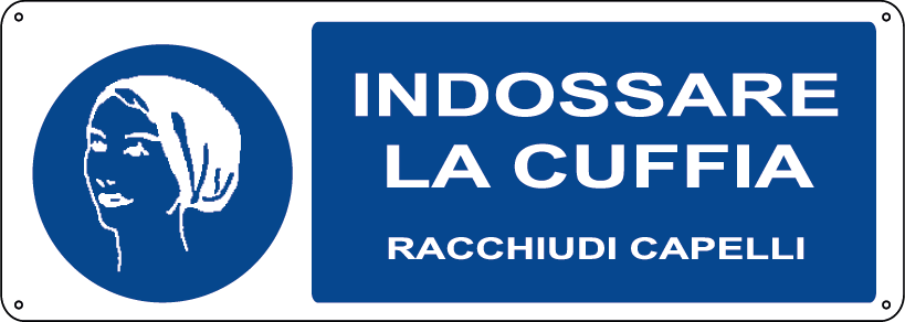 Indossare la cuffia racchiudi capelli orizzontale