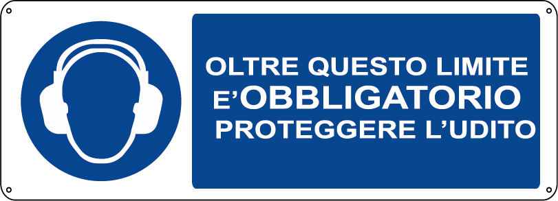 Oltre questo limite è obbligatorio proteggere l'udito orizzontale