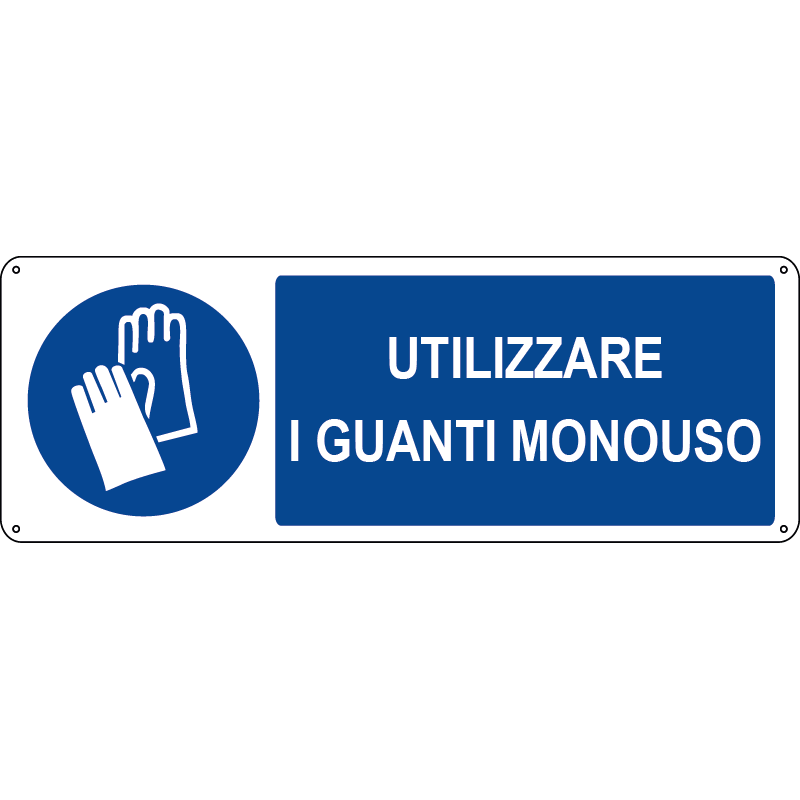 Utilizzare i guanti monouso