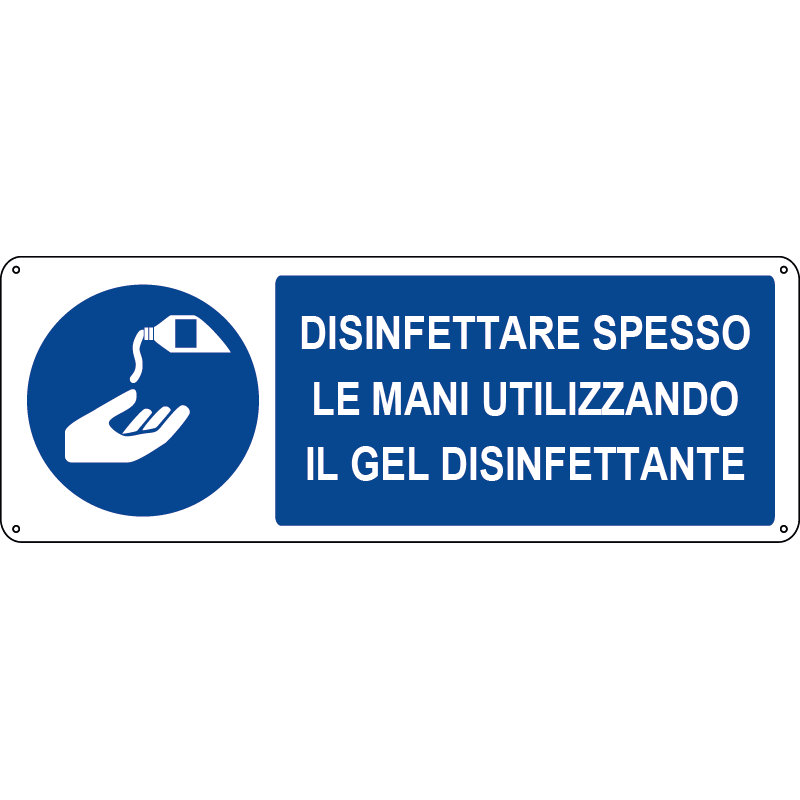 Disinfettare spesso le mani utilizzando il gel disinfettante