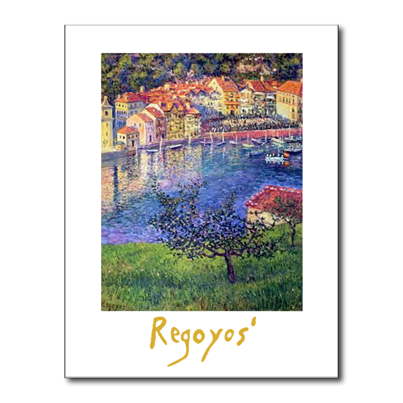 122 - D. Regoyos - Una corrida in città