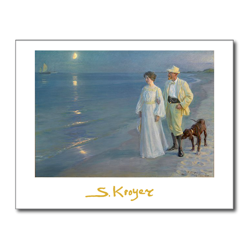 123 - M .T. Kroyer - Sera d'Estate sulla spiaggia di Skagen