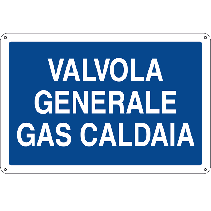 Valvola generale gas caldaia