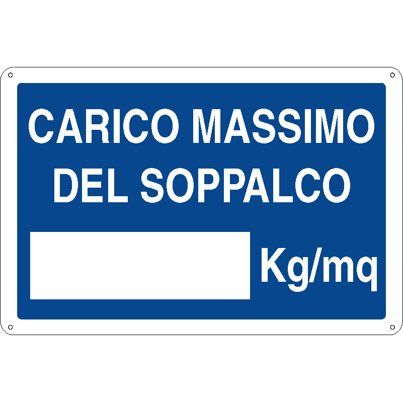 Carico massimo del soppalco