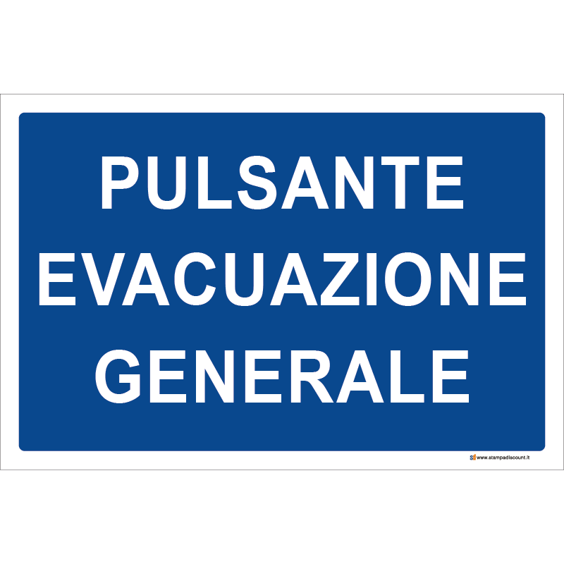 Pulsante evacuazione generale