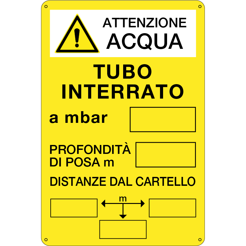 Tubo interrato - Acqua