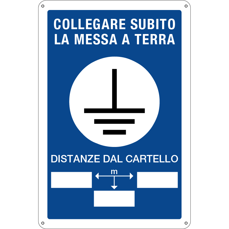 Collegare subito la messa a terra
